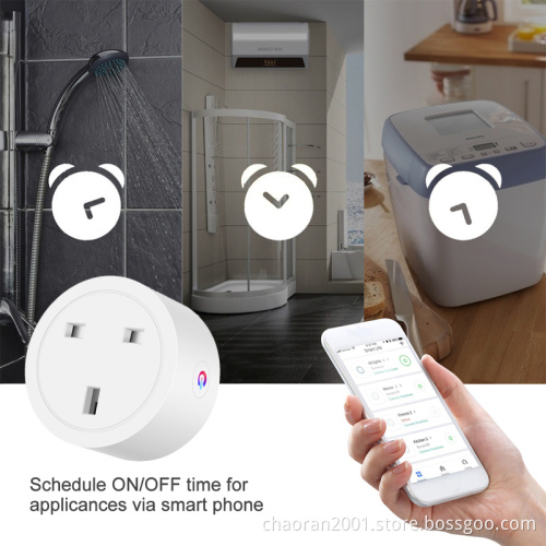 Chaoran Wholesale Alexa Amazon Echo Smart Wall Socket UK WiFi Enable UK Plug